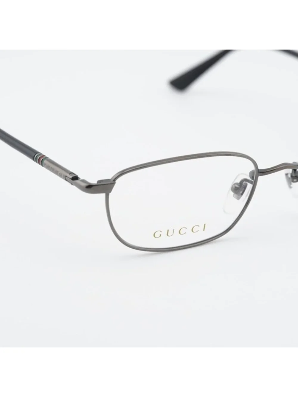 Gucci GG0612OJ 001 Eyeglasses Ruthenium 52mm Rectangle Frame